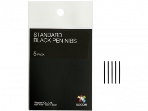 Wacom Stiftspitzen schwarz für Intuos4/5 - (5er-Pack)