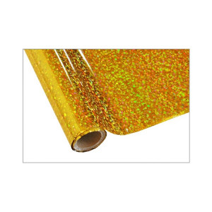 FOREVER Heissprägefolie - Cubism Gold - Texturfarbe - 30 cm x 12