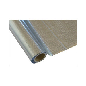 FOREVER Heissprägefolie - Carbon Fiber Silver - 30 cm x 12 m