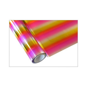 FOREVER Heissprägefolie - Multi-Bars Pink - Texturfarbe - 30 cm x