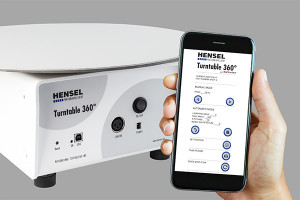 HENSEL Turntable 360° belastbar bis 120 kg, fernsteuerbar, inkl.