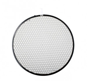 HENSEL 12"-Wabe, rund, schwarz, Nr. 4