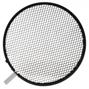 HENSEL 7"-Wabe, rund, schwarz, Nr. 2