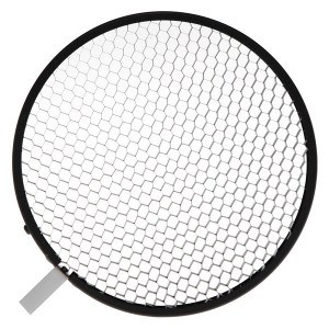 HENSEL 7"-Wabe, rund, schwarz, Nr. 3