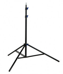 HENSEL Alu-Klappstativ III schwarz, luftgedämpft, 62-210 cm