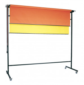 HENSEL STH-Hintergrundsystem, manuell auf Stativen, fahrbar