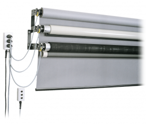 HENSEL STH-Hintergrundsystem, motorisch, mit 3 Stahlachsen