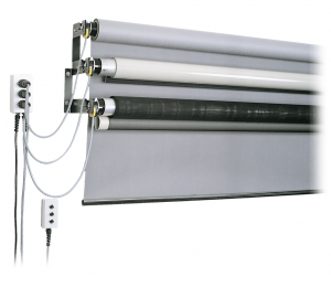 HENSEL STH-Hintergrundsystem, motorisch, mit 3 Stahlachsen