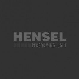 HENSEL Textilbespannung schwarz/silber, 1 x 2m