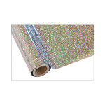 FOREVER Heissprägefolie - Cubism Silver - Texturfarbe - 30 cm x 1