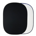 DynaSun Hintergrund Faltreflektor 150x200 schwarz/weiß