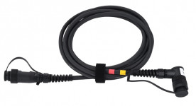 HENSEL Blitzkopfkabel 5 m für Generatoren mit Rundbuchsen (90°)