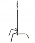 HENSEL C-Stand 30" mit beweglichem Fuß, silber, 100-250 cm