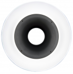 HENSEL Standard-Reflektor RF, mit Deflektor weiß, inkl. Wabe