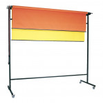 HENSEL STH-Hintergrundsystem, manuell auf Stativen, fahrbar