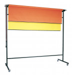 HENSEL STH-Hintergrundsystem, manuell auf Stativen, fahrbar